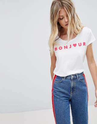 French Connection Bonjour T-Shirt