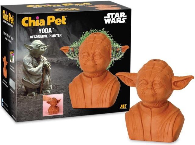 Joseph Enterprises Star Wars Yoda Chia Pet Decorative Planter
