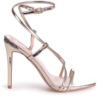 gold strappy heels australia