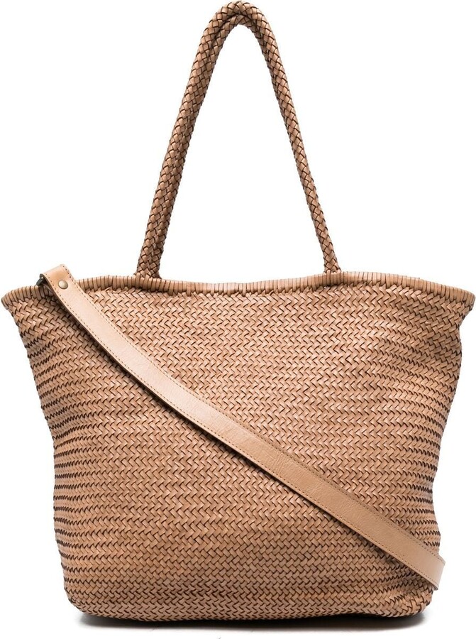 Womens Bags Tote bags Officine Creative Leather Susan Woven Tote Bag 
