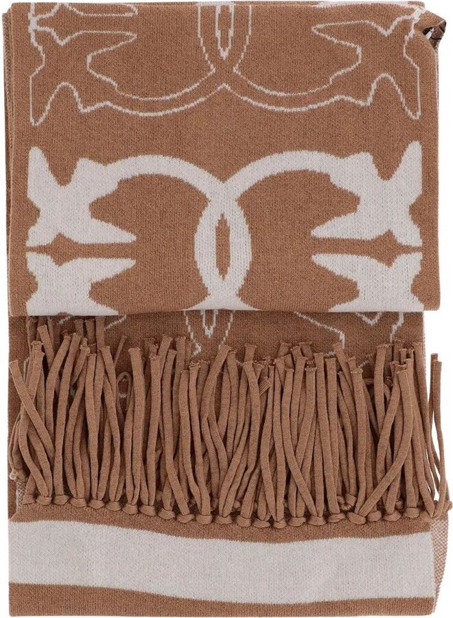 Pinko Svezia Sciarpa Jacquard Logo