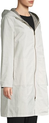 Eileen Fisher Longline Zip-Up Jacket