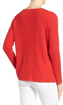 Eileen Fisher Women's Organic Linen & Cotton V-Neck Sweater