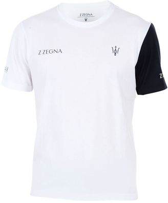 Ermenegildo Zegna White Maserati T-shirt From