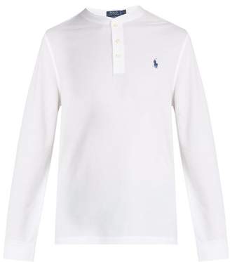 Polo Ralph Lauren - Long Sleeved Cotton Henley T Shirt - Mens - White