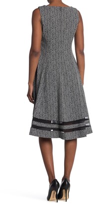 calvin klein shadow stripe maxi dress