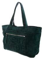 Thumbnail for your product : See by Chloe Embossed Suede Tote