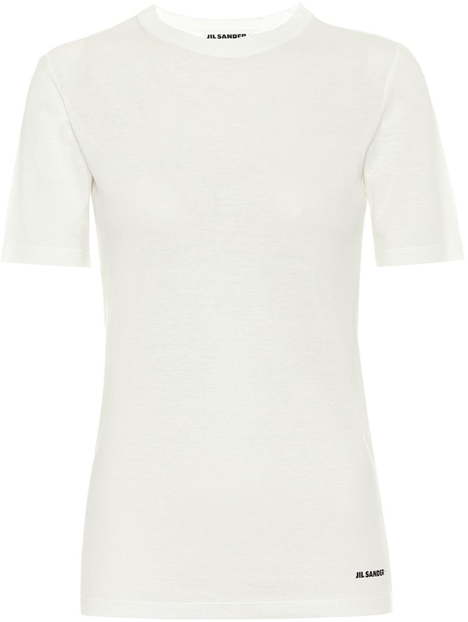 plain white fitted shirt