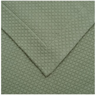 Superior Jacquard Matelasse Diamond Solitaire 3Pc Cotton Bedspread Set