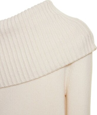 Michael Kors Collection Asymmetric neckline cashmere sweater