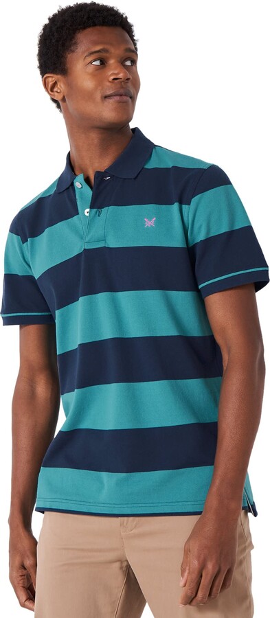 Green Striped Polo Shirts ShopStyle UK