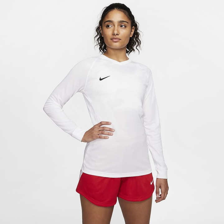Nike Women's Long-Sleeve Soccer Jersey Dri-FIT Tiempo Premier ...