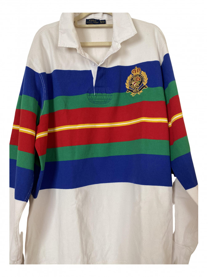 Polo Ralph Lauren Polo Rugby manches longues Multicolour Cotton Polo shirts  - ShopStyle