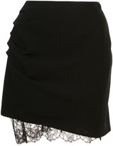 Thumbnail for your product : Fleur Du Mal Lace Trimmed Mini Skirt