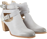 Thumbnail for your product : Mint Velvet Jessica Leather Block Heel Ankle Boots, Grey