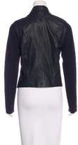 Thumbnail for your product : Joie Leather Draped Jacket