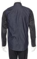 Thumbnail for your product : Dries Van Noten Wax-Coated Shirt Jacket