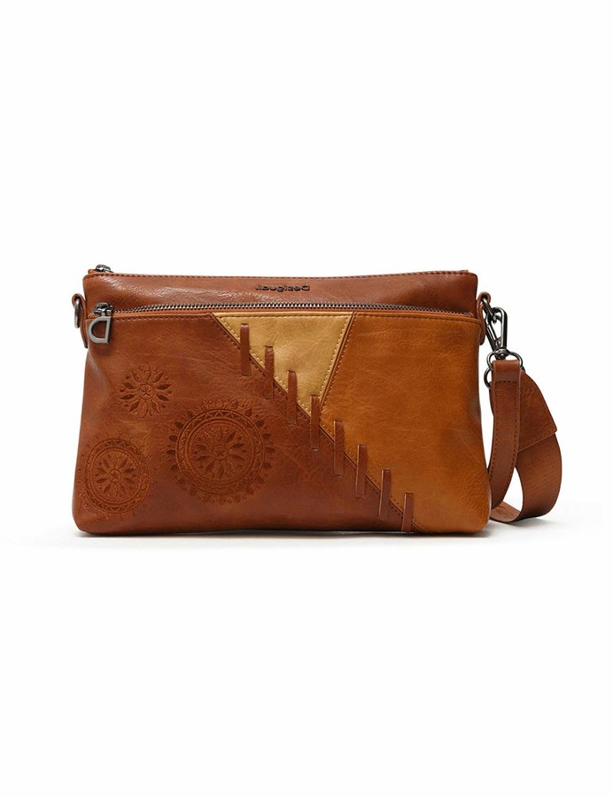 desigual pu shoulder bolsa