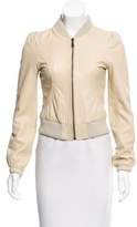 Thumbnail for your product : Candela Leather Bomber Jacket