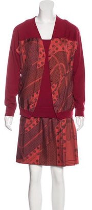 Hermes Clic Clac & Quadrige Dip-Dye Dress Set