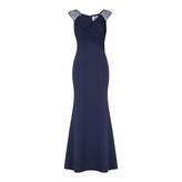 Thumbnail for your product : JS Collections V neck gown