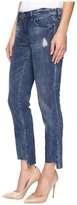 Thumbnail for your product : Blank NYC Cropped Denim Distressed Skinny Raw Hem Jeans in Club Kid Women's Jeans