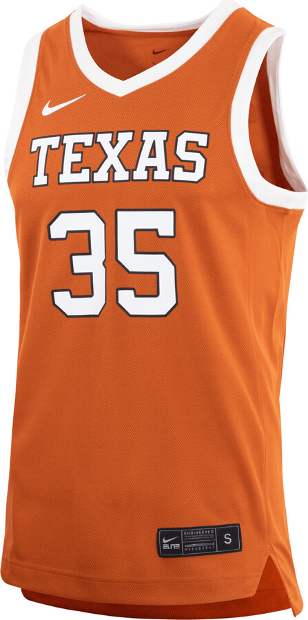 Men's Nike Kevin Durant Texas Orange Texas Longhorns Alumni Limited Basketball Jersey, Size: XL