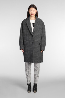 ISABEL MARANT ETOILE MAUTEAU LIMIZA コート manteau-limiza-anthracite-