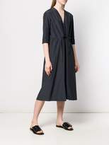 Thumbnail for your product : Jil Sander Navy tied waist midi dress