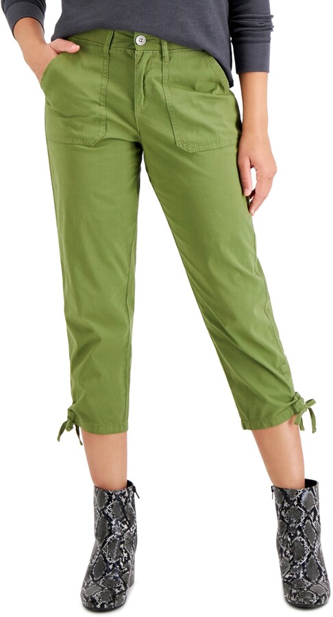 style & co stretch capris