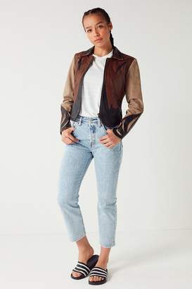 Urban Outfitters Leather Colorblock Jacket