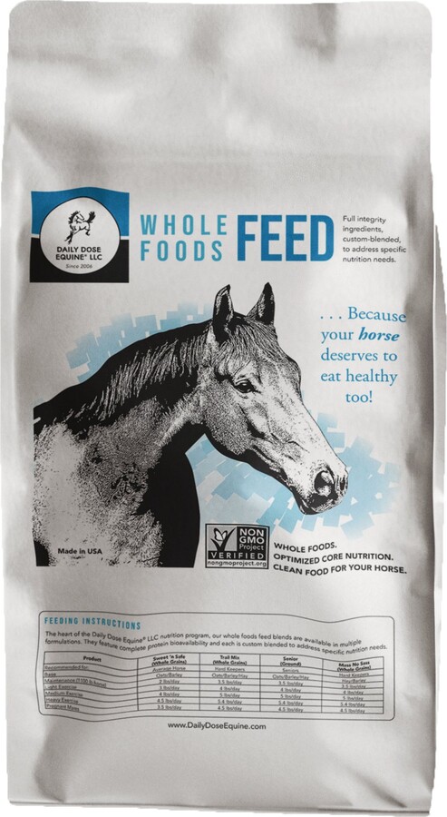 Daily Dose Equine Senior Horse Feed, 40-lb bag