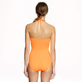 Thumbnail for your product : J.Crew Short torso neon ruched underwire one-piece swimsuit