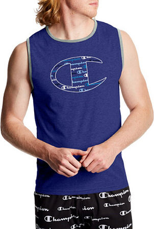 Champion Mens Crew Neck Sleeveless Pajama Top
