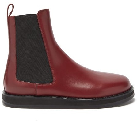 burgundy chelsea boots womens