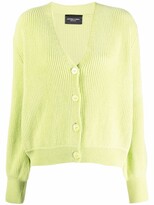 Thumbnail for your product : Antonella Rizza Aurora ribbed knit cashmere cardigan