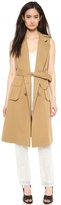 Thumbnail for your product : Band Of Outsiders Coated Sleeveless Trench