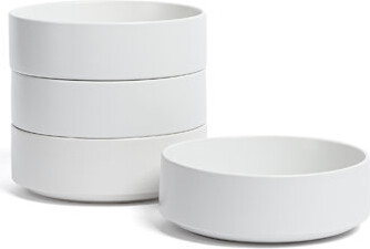 Over & Back Stackable over&back Semi Hand-Finished Stoneware Cereal Bowls