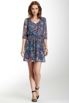 Thumbnail for your product : BE BOP Double- V Paisley Dress