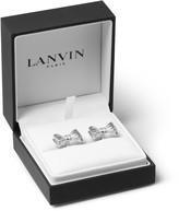 Thumbnail for your product : Lanvin Bow Tie Rhodium-Plated Cufflinks