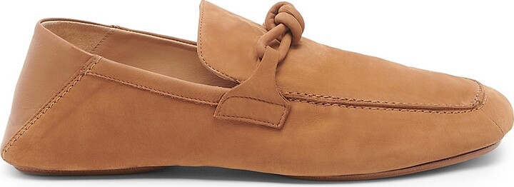 Bottega Veneta Men's Daddy Leather Loafers - Mire - Size 7