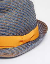 Thumbnail for your product : Catarzi Straw Trilby Hat