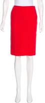 Thumbnail for your product : Giorgio Armani Wool Knee-Length Skirt
