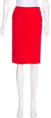 Giorgio Armani Wool Knee-Length Skirt