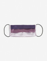 Thumbnail for your product : Eugenia Kim Pleated satin face covering