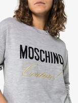 Thumbnail for your product : Moschino wool logo jumper