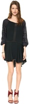 Thumbnail for your product : Halston Bellow Sleeve Off the Shoulder Dress