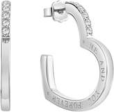 Thumbnail for your product : GUESS Frame open heart engraved earrings