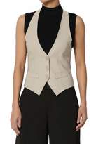 Thumbnail for your product : TheMogan Junior's Dressy Casual Racerback Slim Suit Vest Waistcoat S