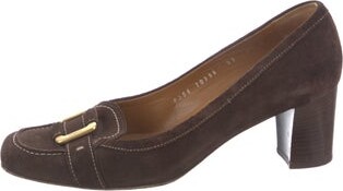 Ferragamo Suede Pumps